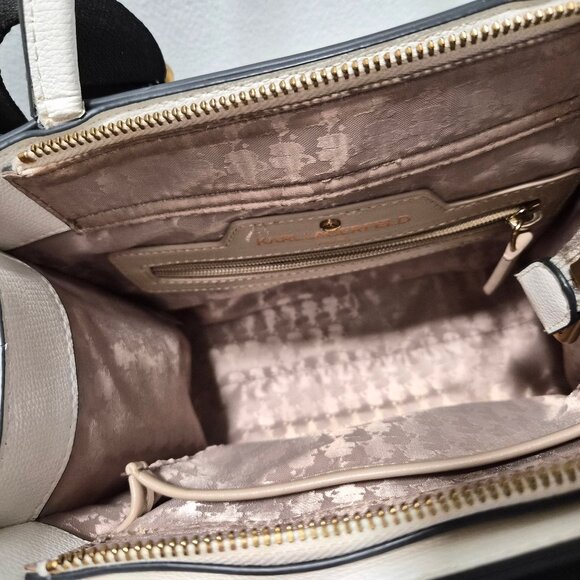 Karl Lagerfeld satchel with pins - Picture 2 of 3